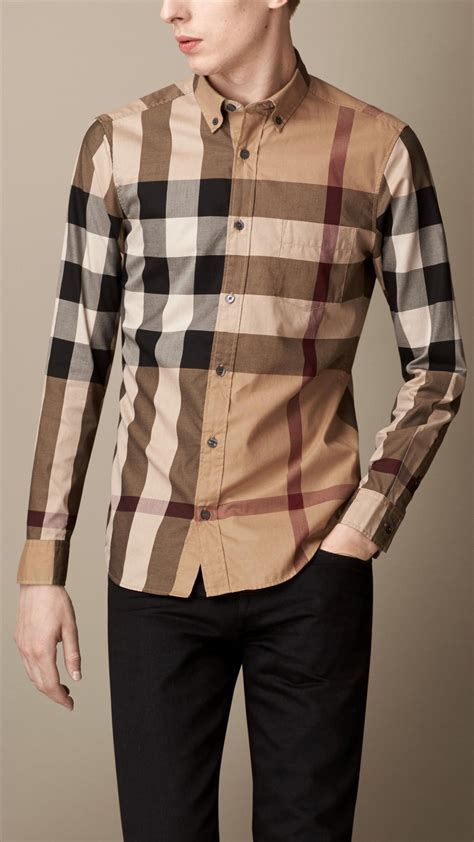 burberry shirts men's